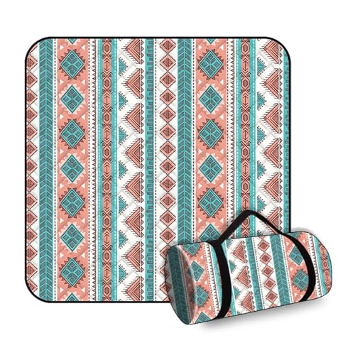 BHGLUZGBY Picknickdecke Wasserdicht Stranddecke Waschbar Leicht Mit Griff Campingmatte Zum Wandern Reisen Outdoor Parks-Blue BHGLUZGBY Picknickdecke Wasserdicht Stranddecke Waschbar Leicht Mit Griff Campingmatte Zum Wandern Reisen Outdoor Parks-Blue von BHGLUZGBY