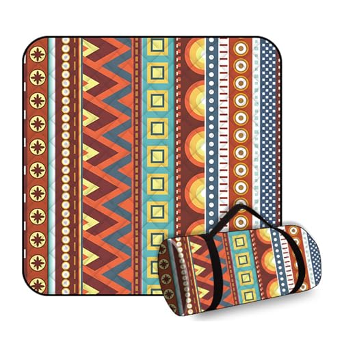 BHGLUZGBY Picknickdecke Wasserdicht Stranddecke Waschbar Leicht Mit Griff Campingmatte Zum Wandern Reisen Outdoor Parks-Brown von BHGLUZGBY