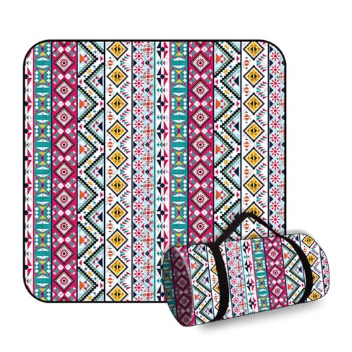 BHGLUZGBY Picknickdecken Campingzubehör Mit Wasserdichter Rückseite Strandmatte Für Outdoor Wanderungen Garten Familienreisen-Purple BHGLUZGBY Picknickdecken Campingzubehör Mit Wasserdichter Rückseite Strandmatte Für Outdoor Wanderungen Garten Familienreisen-Purple von BHGLUZGBY
