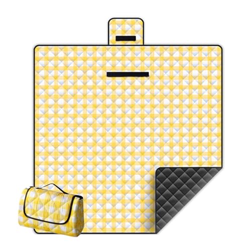BHGLUZGBY Picknickdecken Waschbar Wasserdicht Faltbar Übergroß Kompakt Strandmatte Für Frühling Sommer Camping Gras-Yellow||200x200cm BHGLUZGBY Picknickdecken Waschbar Wasserdicht Faltbar Übergroß Kompakt Strandmatte Für Frühling Sommer Camping Gras-Yellow||200x200cm von BHGLUZGBY