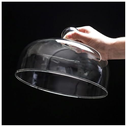 BHKERUZ Glas-Kuchenhaube Transparente Abdeckung Für Kuchen, Gebäck Und Desserts Schutz Für Die Küchenarbeitsplatte Vitrine Elegante Servierplatte,30cm BHKERUZ Glas-Kuchenhaube Transparente Abdeckung Für Kuchen, Gebäck Und Desserts Schutz Für Die Küchenarbeitsplatte Vitrine Elegante Servierplatte,30cm von BHKERUZ