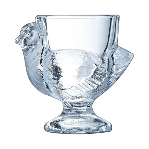 BHL Glass Hen Eierbecher, transparent, 3 Stück von Luminarc