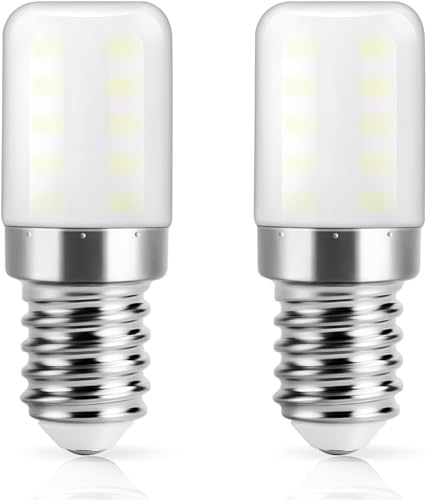 BHMAOYN E14 LED Lampe Birne 12V 4W=40W E14 Kaltweiß 6000K Mini LED Mais Lampenlampe Niedervolt Lampen für Wohnmobil,Solar, Camper Marine,Kühlschrank,Nähmaschine,Dunstabzug,2-Pack von BHMAOYN