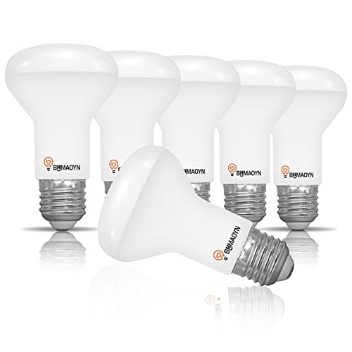 BHMAOYN LED-Reflektor R63 E27 10W Neutralweiß 4000K,870LM mit 120° Abstrahlwinkel, Ersatz Halogenstrahler E27 75W,AC230V,CRI 85, R63 LED Reflektorlampen Für Deckenstrahler,Nicht Dimmbar,6er-Set von BHMAOYN