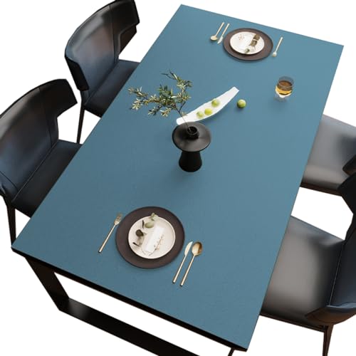 BHOMTY PU Tischdecken Tischfolie Multifunktionale Tischunterlage Wasserdicht Geeignet für Esstisch, Büroschreibtisch, Studentenschreibtisch Hellblau 85 * 140cm BHOMTY PU Tischdecken Tischfolie Multifunktionale Tischunterlage Wasserdicht Geeignet für Esstisch, Büroschreibtisch, Studentenschreibtisch Hellblau 85 * 140cm von BHOMTY