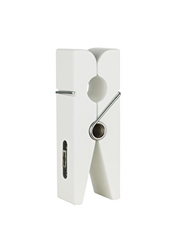 Wandhalter Notizhalter Memotafel Wäscheklammer Optik Farbwahl Deko Dekoration (Weiss) von BHP