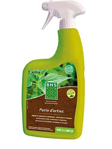 BHS PORP750 Purin Brennnessel | 750 ml | Ideal für alle Gartenpflanzen | gebrauchsfertig | natürliche Vorbereitung aus dem Mazeration, hergestellt in Frankreich von BHS