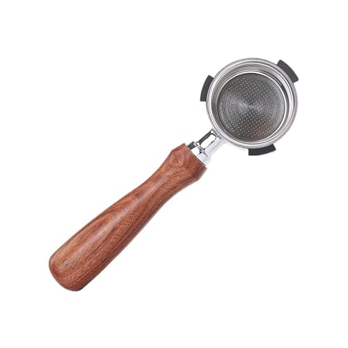 51 Mm Kaffee-Siebträger Ohne Boden, Nackter Filterkorb, Kompatibel Mit Delonghi Dedica, EC680 EC685 Espressomaschinen-Zubehör, Barista-Werkzeuge(51MM RW A) von BHVGPVNZF