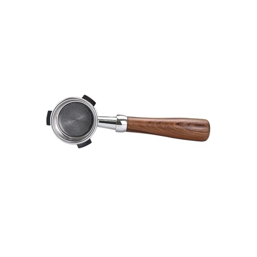 54 Mm Kaffee-Siebträger Ohne Boden, Kompatibel Mit Breville Sage, 870 878 880 Mit Austauschbarem Filterkorb, Barista-Zubehör For Die Küche Zu Hause(54MM Red Wood) von BHVGPVNZF
