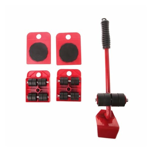 BHVGPVNZF 4-rädrige Mover-Roller + 1 Radstange, Möbelheber-Gleiter-Kit, Gerätetransporter, Hebelwerkzeuge, Strapazierfähig, Multifunktional BHVGPVNZF 4-rädrige Mover-Roller + 1 Radstange, Möbelheber-Gleiter-Kit, Gerätetransporter, Hebelwerkzeuge, Strapazierfähig, Multifunktional von BHVGPVNZF