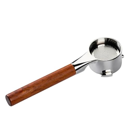 BHVGPVNZF 51 Mm Kaffeegriff, Kompatibel For Maschinen Ohne Unteren Cafe Espresso-Zubehör(Rosewood) von BHVGPVNZF