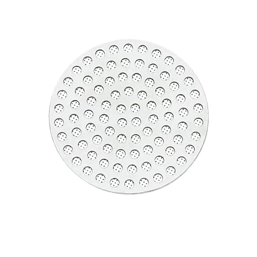 BHVGPVNZF Kaffee Sekundärwasserabscheider Edelstahl Kaffeemaschinengriff Wasserabscheider Sintergitterfilter Filtersieb(53mm) von BHVGPVNZF
