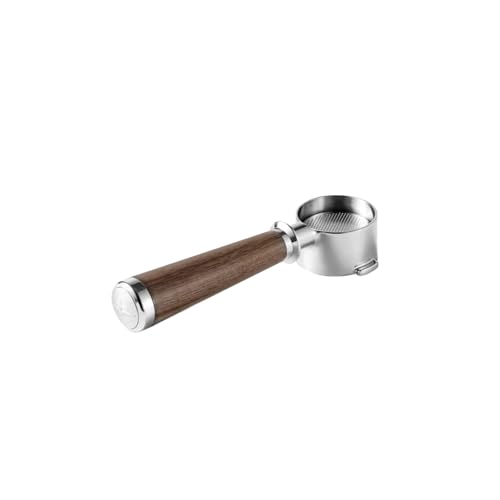 BHVGPVNZF Kompatibel Mit Mhw3, Kompatibel Mit Bomber, Italienische Kaffeemaschine, Walnuss-Bodengriff 51/54/58 Mm,(Delonghi two ears) von BHVGPVNZF