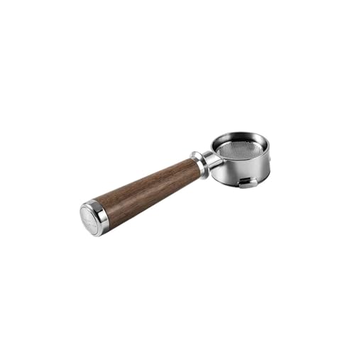 BHVGPVNZF Kompatibel Mit Mhw3, Kompatibel Mit Bomber, Italienische Kaffeemaschine, Walnuss-Bodengriff 51/54/58 Mm,(For Breville) von BHVGPVNZF