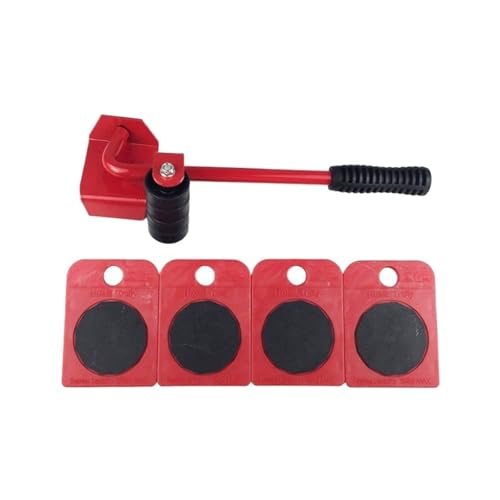 BHVGPVNZF Möbelheber Mover Tool Professioneller Transportschieber Moving Wheel Slider Remover Roller Schwere Objektwerkzeuge(Red) von BHVGPVNZF