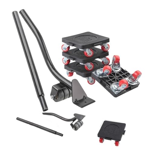 BHVGPVNZF Schwerlast-Möbelheber, Transportwerkzeug, Möbeltransport-Set, 4 Gleiter, 1 Radstange for Anheben Und Bewegen Von Möbeln, Helfer(Linen) von BHVGPVNZF