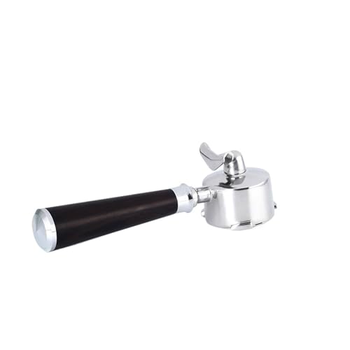 Kaffee-Siebträger-Zubehör For Espressomaschinen, Edelstahl, Doppelöffnung, Holzgriff, 51 Mm, Kompatibel Mit Delonghi, EC680, 685(2 Mouth A Sandalwood) von BHVGPVNZF