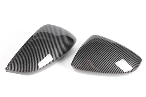 BHYYDS Für A&UDI A3 S3 RS3 8Y RS 3 2021 2022 2023 2024 Ersatz Carbon Fiber Rückspiegel Kappe Flügel Seite Spiegel Abdeckung Auto Spiegelkappen(Carbon Pattern) von BHYYDS