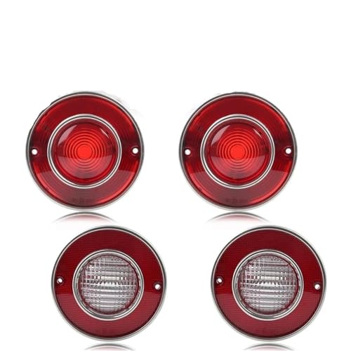 BHYYDS Für Chevy Corvette C3 Baujahre 1975–1979 Rück- Brems- Und Rückfahrleuchten Auto Rücklicht Montage(Red Shell) von BHYYDS