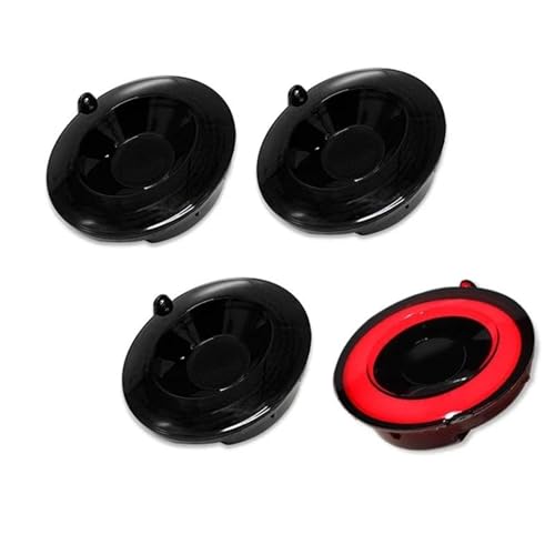 BHYYDS Für Chevy Corvette C6 2005–2013 Hintere Rückleuchten Standlicht Bremslicht Nebelschlussleuchten Auto Rücklicht Montage(Smoked Lens) von BHYYDS