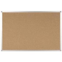 Bi-office - Pinnwand Ayda Maße der Oberfläche: 106,5 x 75 cm (b x h) Schrauben Dübel Kork Material des Rahmens: Aluminium eloxiert braun von BI-OFFICE