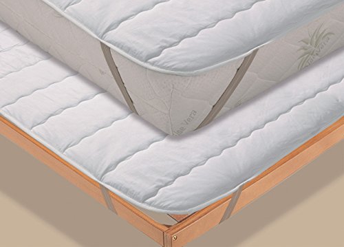 Biancheriaweb Matratzenbezug mit hypoallergenen Gummibändern, hergestellt in Italien, für Einzelbett von BIANCHERIAWEB