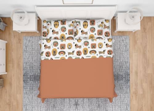 BIANCHERIAWEB Bettwäsche aus weichem Flanell, 100 % Baumwolle, Motiv: Hunde Maxi Hunde BIANCHERIAWEB Bettwäsche aus weichem Flanell, 100 % Baumwolle, Motiv: Hunde Maxi Hunde von BIANCHERIAWEB