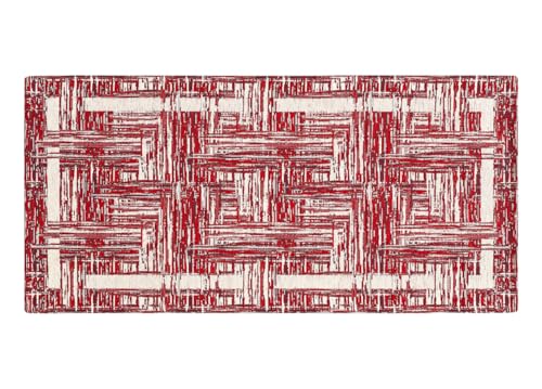 BIANCHERIAWEB Suardi Bangkok Teppich/Läufer für Küche, Flur, Rückseite rutschfest, 55 x 240 cm, Rot von BIANCHERIAWEB