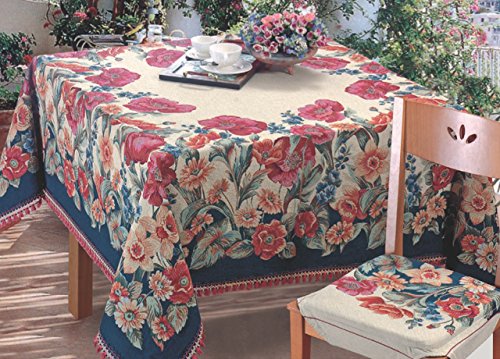 BIANCHERIAWEB Suardi Jacquard-Tischhusse mit Gartenmotiv von BIANCHERIAWEB