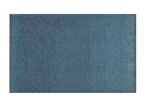 BIANCHERIAWEB Teppich, Leinwand Polyurethan Baumwolle Metall Acryl, Denim, 85x150cm von BIANCHERIAWEB