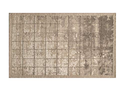 BIANCHERIAWEB Teppich, Baumwolle Acryl Polyester, Taupe, 85x150cm von BIANCHERIAWEB