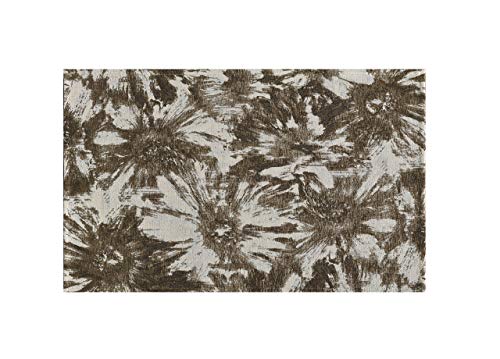BIANCHERIAWEB Teppich für Wohnzimmer, Velours, rutschfest, Motiv Blume, Farbe Suardi von BIANCHERIAWEB