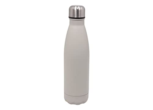 BIANCHERIAWEB Thermosflasche, 500 ml, Wasserflasche, Thermoskanne, Kaffee und heiße Getränke aus Stahl, einfarbig, doppellagig, Flasche Steine von BIANCHERIAWEB