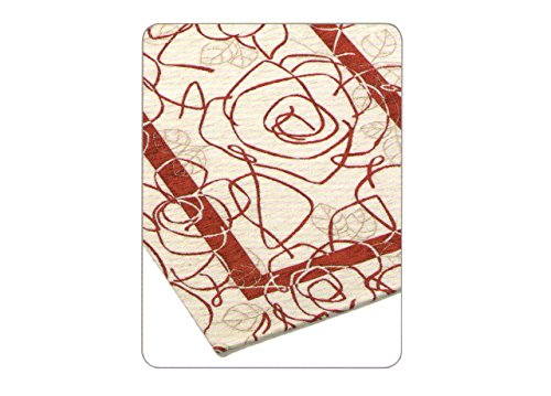 BIANCHERIAWEB Velour Teppich, rutschfest, Modell Camelia by Suardi von BIANCHERIAWEB