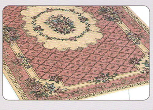 BIANCHERIAWEB Velours-Teppich, rutschfest, Modell Bouquet by Suardi von BIANCHERIAWEB