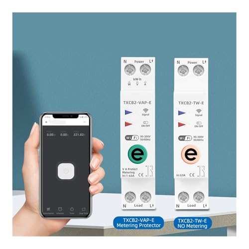 1P+N 63A 110V 220V Smart Switch Meter Kwh Metering Circuit Breaker Timer Relay Voltage Current Protection BIANMTSW(63A) von BIANMTSW