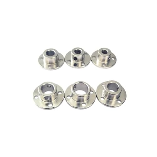 1pcs Rigid Coupling Inner Diameter 3 4 5 6 7 8 10 11 12mm Guide Shaft Optical Axis Support BIANMTSW(Inner Hole 6.35mm) von BIANMTSW