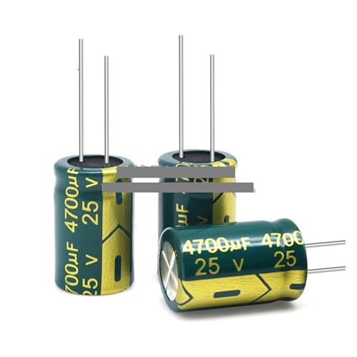 50-1000pcs 10V 16V 25V 35V 50V 400V Hochfrequenz Niederfrequenz Aluminiumkondensator 100UF 220UF 330UF 470UF 680UF 1000UF 2200UF 3300UF BIANMTSW (25V470UF 5000 0UF STÜCK) von BIANMTSW