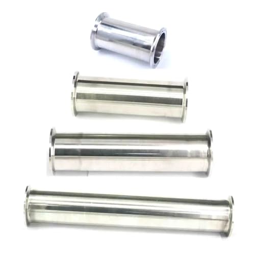 BIANMTSW 1PC 1.5" Tri Clamp Tube O/D 38mm 24 Inch Length SUS304 Ferrule Tube Adapter Spool von BIANMTSW