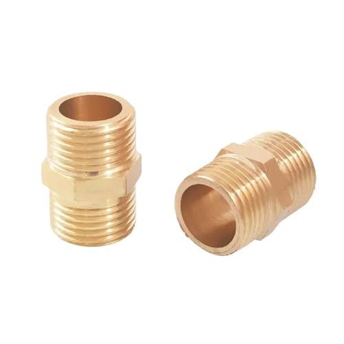 BIANMTSW 1pc M28x1.5 Metric Male to Male Thread Brass Hex Nipple Pipe Fitting Equal Connector Adapter BIANMTSW 1pc M28x1.5 Metric Male to Male Thread Brass Hex Nipple Pipe Fitting Equal Connector Adapter von BIANMTSW