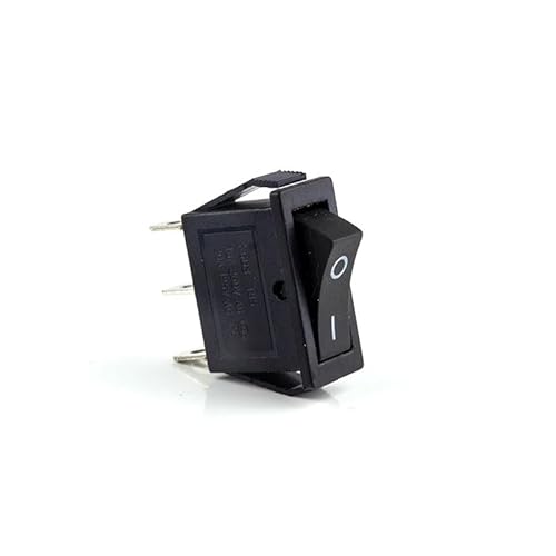 KCD3 Rocker Switch ON-OFF 2 Position 3 Pin Electrical Equipment with Light Power Switch 16A 250VAC/ 20A 125VAC Home/Industry BIANMTSW(Black-2D,One Size) von BIANMTSW