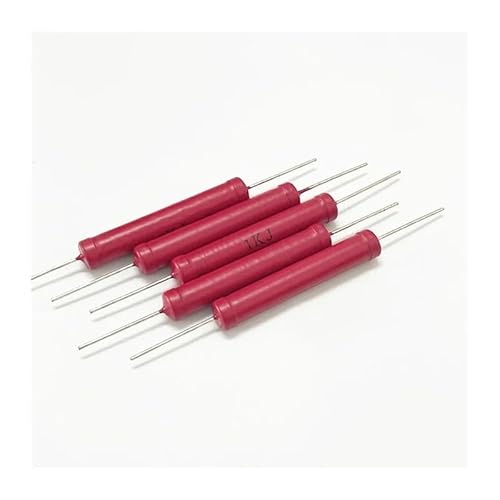 RI80 9 * 50MM 5W 1K 3K 5K 10K 20K 30K 50K 100K 150K 200K 300K 500K 1M 2M 5M 10M 20M 30M ohm Non-inductive dahongpao resistance BIANMTSW(2K) von BIANMTSW