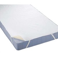 Molton Sleep & Protect Matratzenauflage weiß 100x200 cm Matratzenschoner - Biberna von BIBERNA