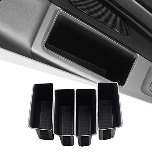BIBIBO Türgriff Aufbewahrungsbox kompatibel mit VW Golf 8 GTI GTE GTD Alltrack R Variant 2020-2023, Golf 8 Aufbewahrungsbox, Türgriff Organizer, Ablagefach, Auto Tür Aufbewahrungsbox (4 Stück) von BIBIBO