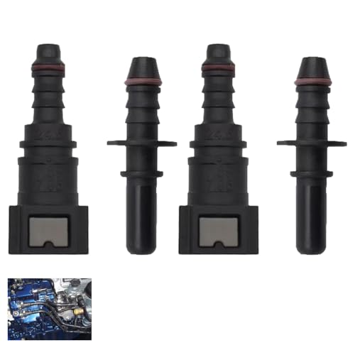 2 Paare Benzinschlauch 6mm Verbinder,Schlauchkupplung Kraftstoffleitung Schnellverbinder 7,89,Car Fuel Hoses Olleitung Anschluss Set Kraftstoffleitungen Kupplung für Auto Motor Kraftstoff Rohrleitung von BIBITI