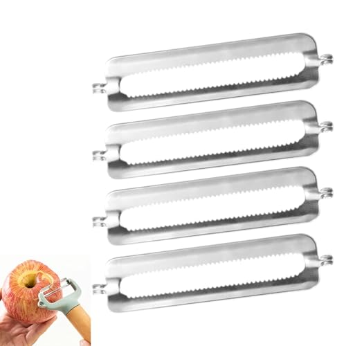 4 Stück SparschäLer Tupper für Tupperware SchäLef,KartoffelschäLer Messer Ersatzklingen,OrangenschäLer GemüSeschäLer Turbo Blade Ersatzteile Ersatzklinge,SpargelschäLer Sharp Schaber für SchäLfix Wmf 4 Stück SparschäLer Tupper für Tupperware SchäLef,KartoffelschäLer Messer Ersatzklingen,OrangenschäLer GemüSeschäLer Turbo Blade Ersatzteile Ersatzklinge,SpargelschäLer Sharp Schaber für SchäLfix Wmf von BIBITI