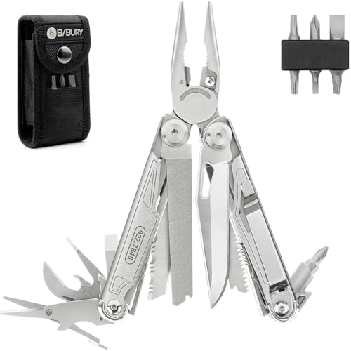 BIBURY Multifunktionale Zange mit Flaschenöffner, Faltbares Multitools für Mann, Tragbare Multifunktionswerkzeuge mit abschließbaren Klingen, Multi Tool ideal für Draussen Camping, hiking, Reparieren… BIBURY Multifunktionale Zange mit Flaschenöffner, Faltbares Multitools für Mann, Tragbare Multifunktionswerkzeuge mit abschließbaren Klingen, Multi Tool ideal für Draussen Camping, hiking, Reparieren… von BIBURY
