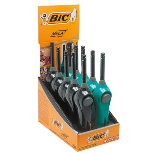 10 BARBECUE GASANZÜNDER BIC MEGALIGHTER von BIC