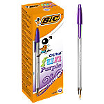 BIC Cristal Fun Kugelschreiber Lila Breit 0.6 mm 20 Stück von BIC