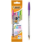 BIC Cristal Fun Kugelschreiber Farbig sortiert Breit 0.6 mm 4 Stück von BIC